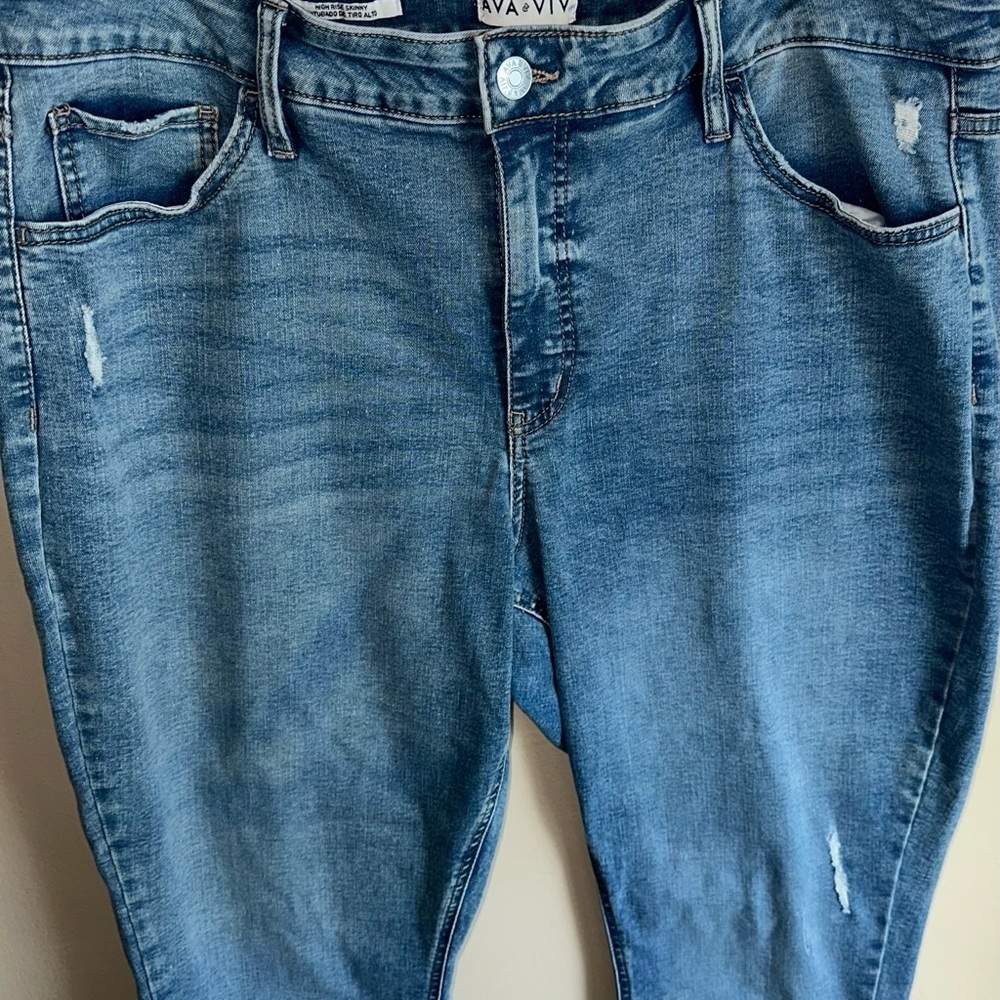 Ava & Viv Women's Blue Jeans